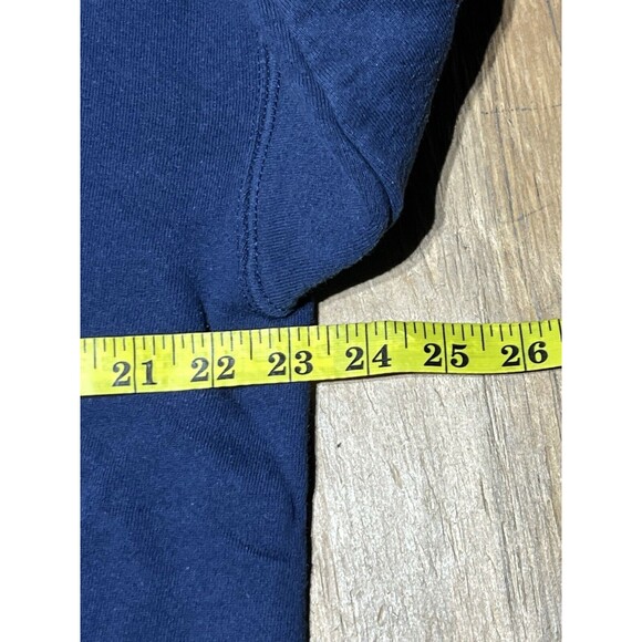 michigan wolverines crewneck sweatshirt Men L Blue Knit NCAA Pullover @J2 Hanes - Picture 4 of 7